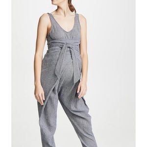 Hatch Collection wrap around jumpsuit